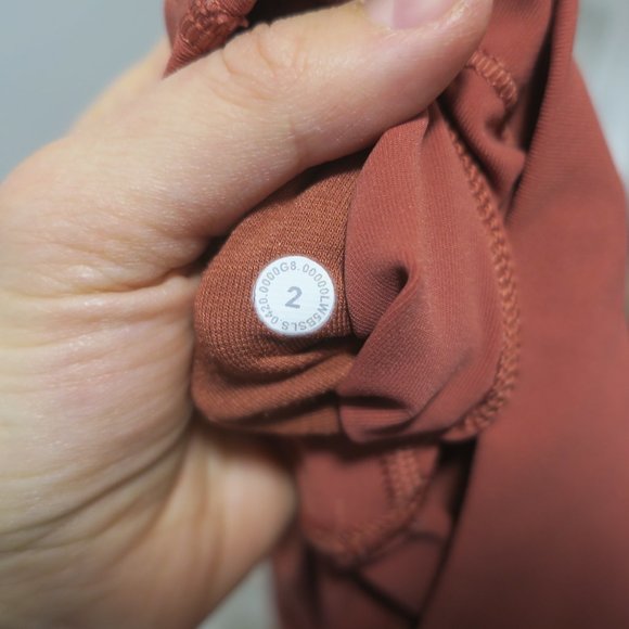 Lululemon Wunder Under High Rise Tight 25" legging Luxtreme cranberry Pink sz 2 - Picture 8 of 12